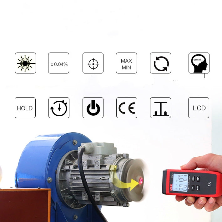 High-Precision Laser Tachometer for Accurate Speed