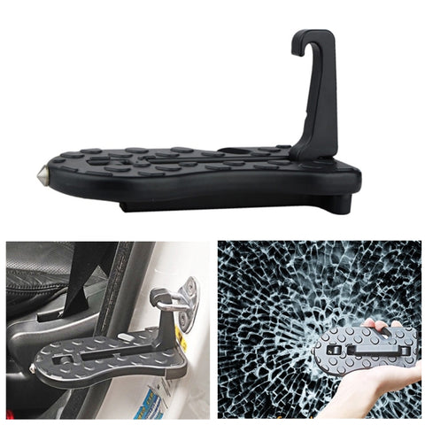 Portapacchi per auto sul tetto del veicolo Assistenza per installare facilmente il gradino della porta agganciato al martello di sicurezza portatile SUV per camion per auto, Vehicle Rooftop Rack