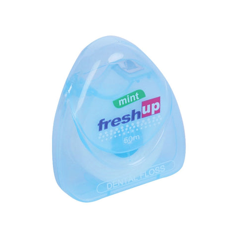 Flosser Dentale Aromatizzato alla Menta - 2 Pezzi da 50 m per Igiene