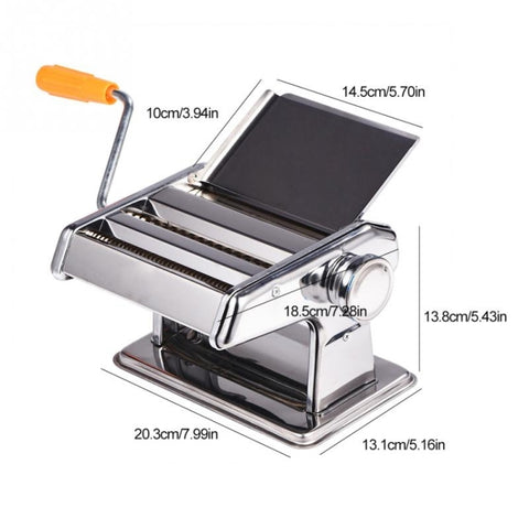 Macchina pour faire les pâtes en acciaio inossidabile pour un usage domestique, tagliatelles manuelles pour spaghetti, Noodle Maker