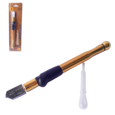 BS302193 Utensile da taglio per marmo per piastrelle con coltello in vetro in lega di alluminio, BS302193