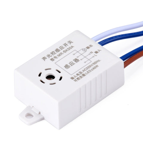 MR-SK50A Interruttore di controllo del suono e della luce LED Sensore di risparmio energetico