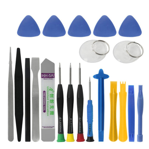Kit di strumenti di riparazione per telefoni cellulari 21 in 1 per iPhone, 21 in 1