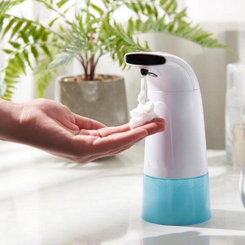 Dispenser di sapone per WC a induzione automatica intelligente a infrarossi per uso domestico in schiuma per mani, Dispenser di sapone