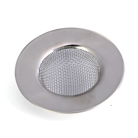 Set di 2 filtri in acciaio inox per vasca da bagno e lavabo, raccogli