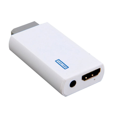 Adaptateur Nintendo Wii Plug and Play sans problème pour Wii vers HDMI 1080p Convertisseur Wii2hdmi 3,5 mm Audio Box Wii-link, vers HDMI 1080p