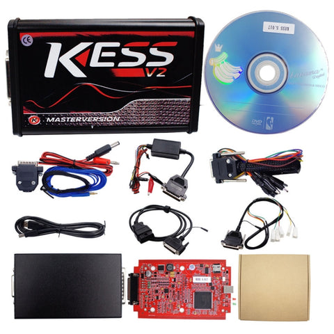 Outil de programmation ECU OBD pour voiture/camion, version maître en ligne V2 V5.017 EU ECM Titanium Winols KTAG 4 LED