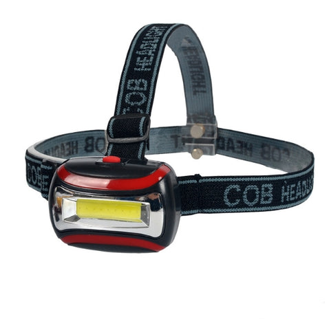 Torcia frontale portatile Mini COB LED da 2 pezzi da 3 W con 3 modalità di illuminazione