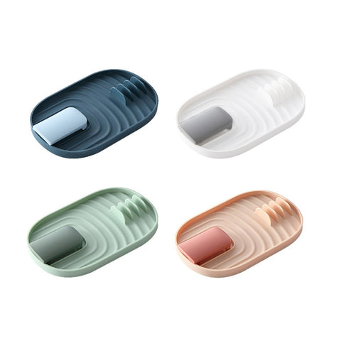 5 pièces de spatule de cuisine avec couvercle par pentole, portaoggetti en plastique pour ustensiles de cuisine. Consegna colore casuale, support pour ustensiles de cuisine 5 pièces