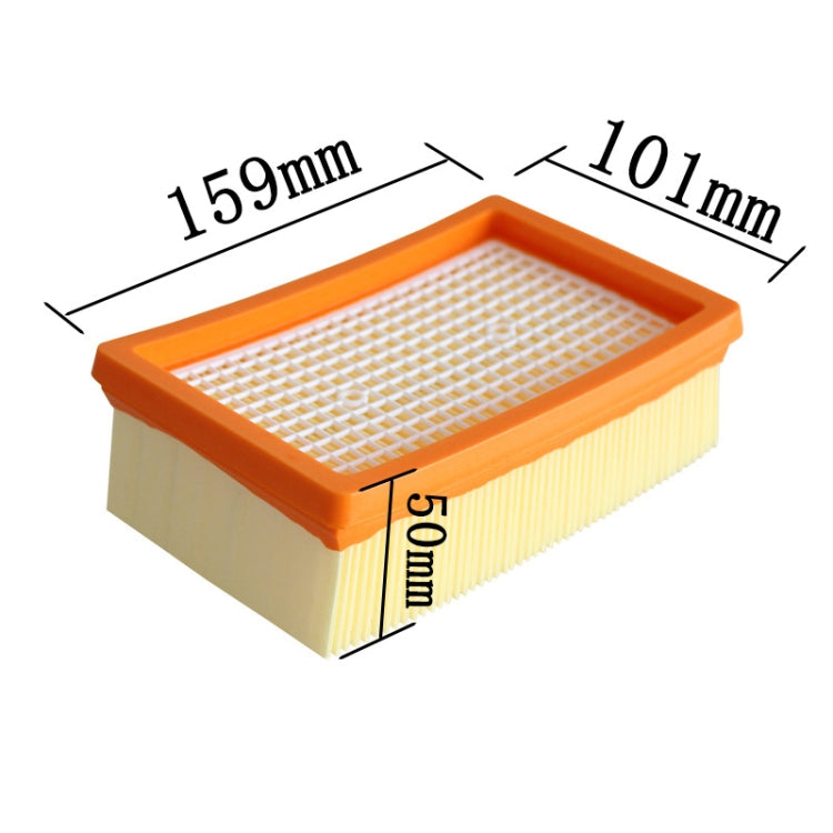 Flat Filter Accessories for Karcher Vacuum Cleaners - 2 Pack