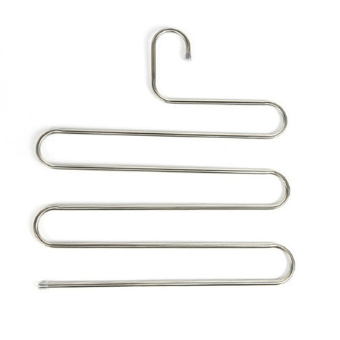 Appendiabiti multifunzionali a forma di S a 5 strati. Appendiabiti per pantaloni, S Shape Hangers
