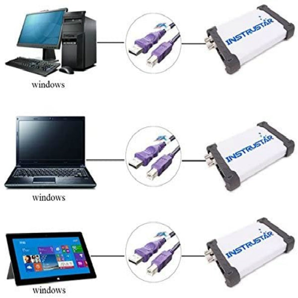 Multifunctional USB Digital Oscilloscope 20M Bandwidth