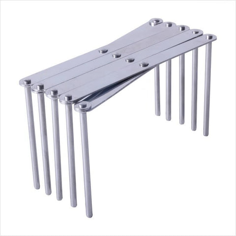 Portaoggetti retrattile da 2 pezzi Portaoggetti da cucina pieghevole multifunzionale Portautensili da cucina in acciaio inossidabile, Rack en acier inoxydable