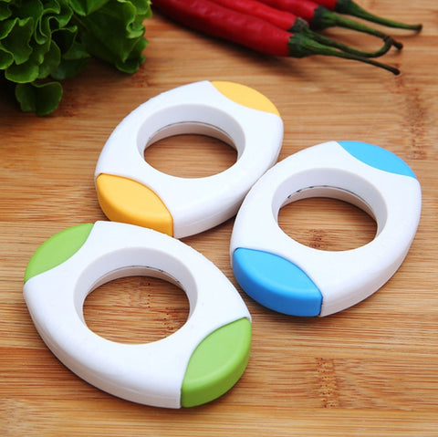 5 pièces de gusci d'uovo pour sbucciare gadget da cucina meubles pour cuisiner des sushis consegna colore casuale, Coquilles d'œufs