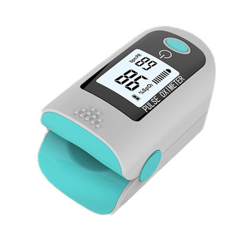 X1805 Rilevatore di saturazione di ossigeno Monitoraggio medico Ossimetro a clip da dito per frequenza cardiaca, Black, Blue