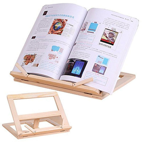 Telaio in legno Lettura di libri Staffa per scaffale Supporto Tablet PC Leggio per musica Cavalletto da disegno, Music Stand