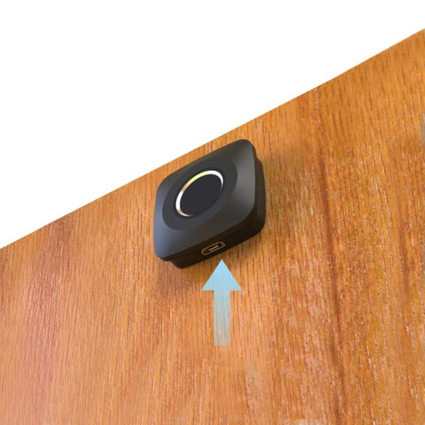 Blocco antifurto per uso domestico con armadietto per cassetti intelligente con impronta digitale, Smart Drawer Locker Fingerprint Lock