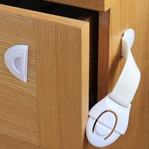 10 pezzi serratura per porta dell'armadio armadietto per cassetti per bambini serrature invisibili di sicurezza per la conservazione domestica serratura per bambini serratura di sicurezza per bambini, 10 PCS