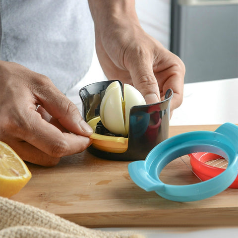 Utensili da Cucina 3 in 1 per Tagliare le Uova - Set di 2 Slicer