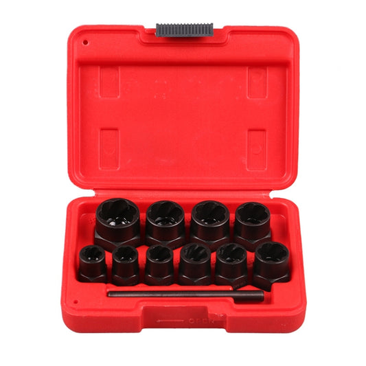 Estrattore di dadi filettati scorrevoli anticorrosione 11 in 1 per la rimozione di dadi danneggiati, 11 In 1