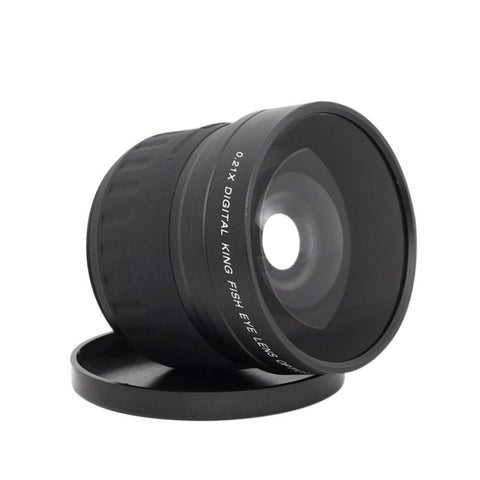 Obiettivo Fisheye ausiliario grandangolare digitale 58mm 0,21X per Canon / Nikon / Sony / Minolta / Panasonic / Olympus / Pentax 18-55, 58mm 0.21X