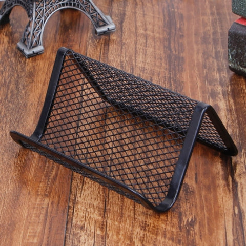 Porta carte di credito pratico e pratico in rete metallica da 10 pezzi, 10 PCS  Mesh Card Holder