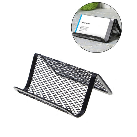 Porta carte di credito pratico e pratico in rete metallica da 10 pezzi, 10 PCS  Mesh Card Holder