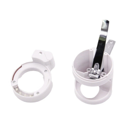 Staccabile avec lente ingrandimento pour tagliaunghie per uomo anziano avec luce LED HD 3,5 volts