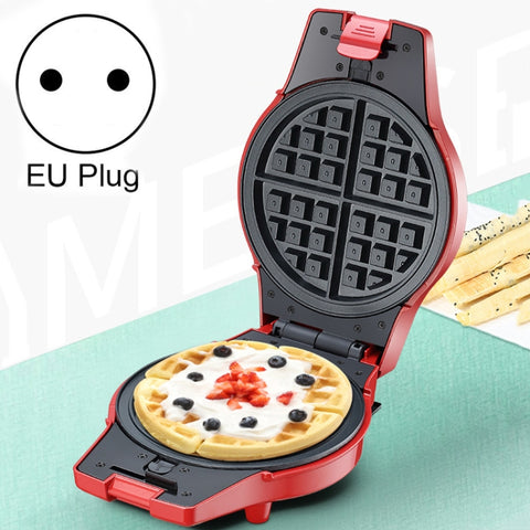 Teglia elettrica multifunzione 3 in 1 Macchina per la colazione Macchina per ciambelle Panino per waffle Macchina per pizza Macchina per pizza, Spina europea, 3-in-1 Multi-Function Waffle Maker