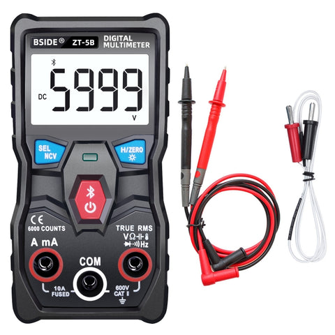 BSIDE ZT-5B multimètre numérique intelligent Bluetooth 6000 parole avec port automatique, ZT-5B