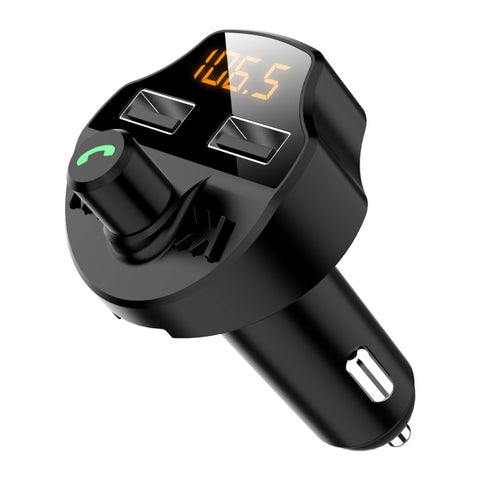 T66 Batterie de voiture pour voiture Bluetooth Accendisigari Lecteur MP3 Transmetteur FM pour voiture Vivavoce, T66