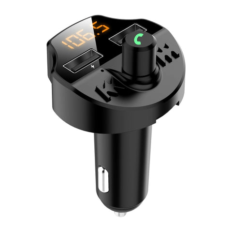 T66 Batterie de voiture pour voiture Bluetooth Accendisigari Lecteur MP3 Transmetteur FM pour voiture Vivavoce, T66