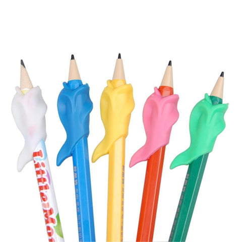 Dispositivo per la correzione della postura di scrittura con penna per delfini da 100 pezzi, colore casuale, 100PCS