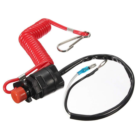 Interruttori per motociclette con cordino di sécurezza per motore fuoribordo per barca universale, Outboard Engine Motor