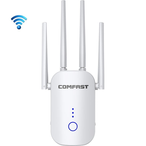 COMFAST CF-WR758AC Ripetitore wireless a doppia frequenza 1200Mbps Amplificatore di segnale WIFI 5.8G, spina CN, TBD05451904, TBD05451904EU, TBD05451904UK
