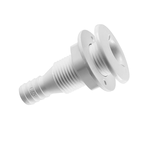 Raccordo di sentina passante in plastica da 5/8 pollici per pompa di sentina Raccordo di scarico o tubo di sfiato per barche Marine Yacht Vela Camper Truck, Vent Hose Fitting