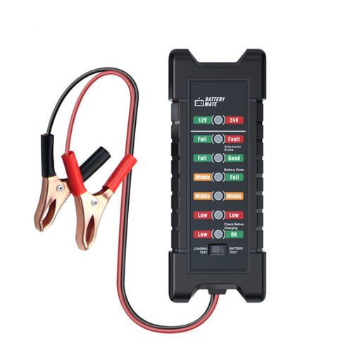 YAWOA BM410 Tester per batteria di accumulo 12V/24V Test di carico LED Tester per batteria per auto intelligente, BM410