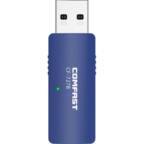 COMFAST CF-727B Ricevitore trasmettitore da tavolo USB Gigabit doppia frequenza 1300Mbps Bluetooth portatile V4.2 + scheda di rete wireless WiFi