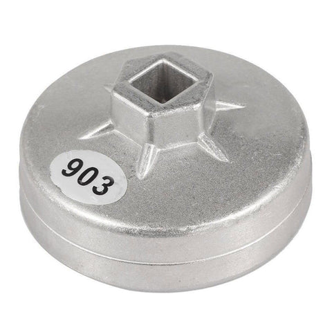 Strumento di rimozione presa chiave per filtro olio in alluminio da 74 mm 14 flauto per BMW AUDI Benz, 903