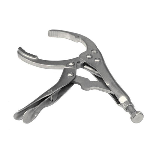 Chiave per filtro dell'olio Pinza per rimozione chiave filtro olio Attrezzi speciali per la riparazione di auto Pinza per nucleo olio macchina con impugnatura di bloccaggio, Oil Filter Wrench Pliers