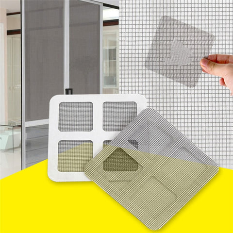 9 pezzi di nastro adesivo per riparazione rete antizanzare per zanzariere anti-insetti, 9 PCS