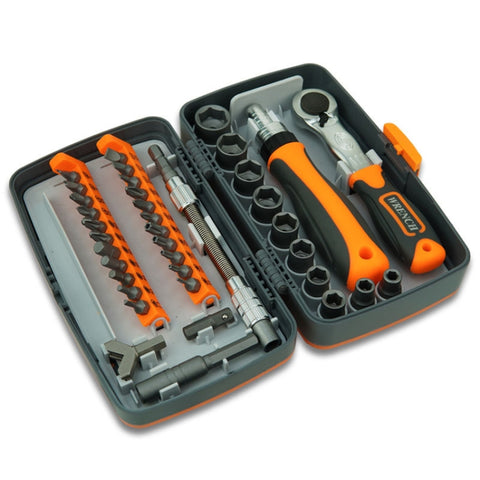 Set di cacciaviti multiuso a cricchetto 38 in 1 per risparmiare manodopera Strumenti hardware per la casa Cassetta degli attrezzi combinata per cacciaviti, 38 In 1