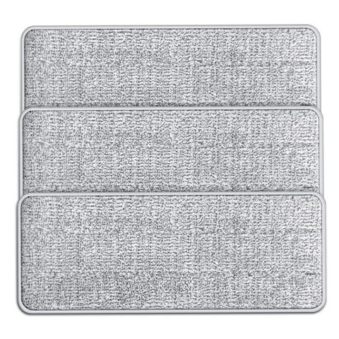 Panno di ricambio avec chiusura a strappo en microfibre pour testina piatta de 5 pezzi