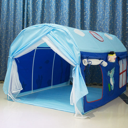 Tenda da letto per bambini Tunnel Boy Play House Letto da principessa
