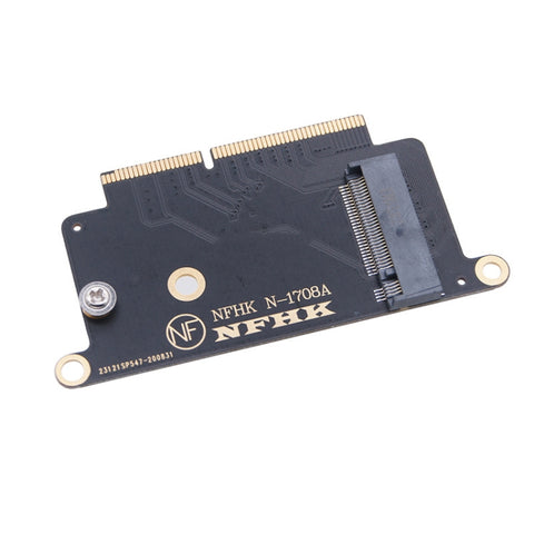 Scheda adattatore SSD NVMe M.2 NGFF da 2 pezzi per MacBook Pro 13,3 pollici A1708 (2016 - 2017)