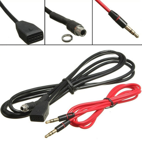 Cavo audio AUX adatto per BMW BM54/E46/E39/E53/X5, AUX Audio Cable