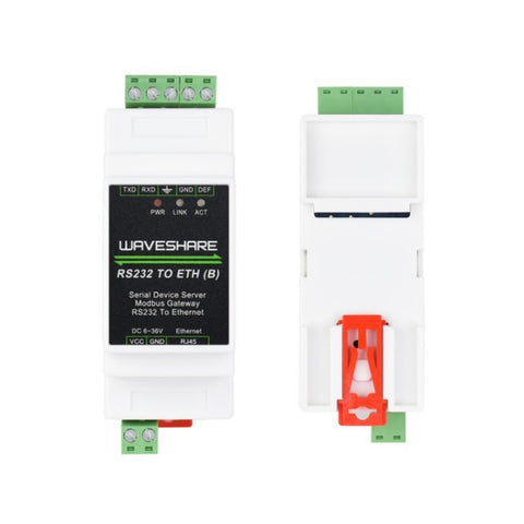 Serveur série industriel Waveshare 23950 de RS232 à RJ45 Ethernet de TCP/IP à série, 23950