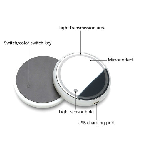 Sottobicchiere antiscivolo con ricarica USB, sottobicchiere luminoso per auto da 2 pezzi, Car Luminous Water Coaster