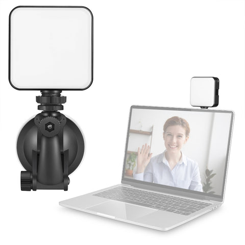Lampe de remplacement pour vidéoconférence Caméra pour téléphone cellulaire Lampe pour photographie en direct pour ordinateur universel, ensemble de ventouses