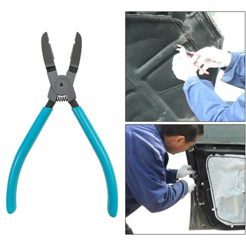 17,5 centimètres Auto Pinza Auto Car Trim Clip Pannello Porta Diagonale Pinza Rivetti di Fissaggio Trim Clip Cutter Remover Extracteur Outil, Trim Clip Pince